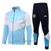 Chaqueta De Entrenamiento Trajes Manchester City 2021/22 Azul Claro - Hombre